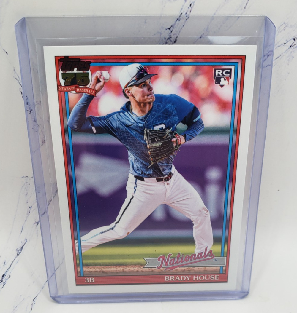 2026 Topps Series 1 Brady House 1991 Topps Baseball 35th Anniversary Rookie